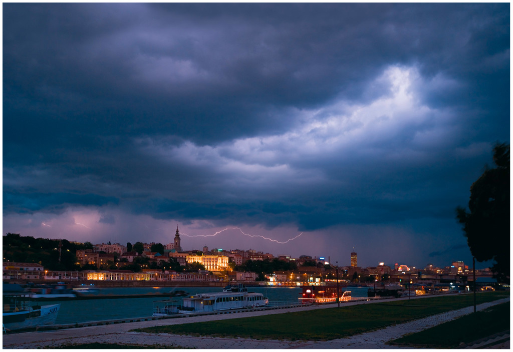 Storm over Belgrade