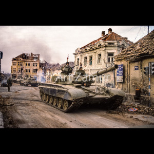Zamur_Serbian Tank in Vukovar_November 1991-1